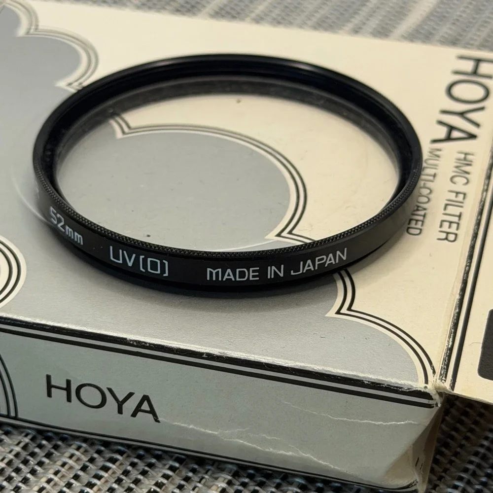 Hoya HMC Super 52mm UV(0) Lens Filter Multi Coated Japan Black Slim Frame